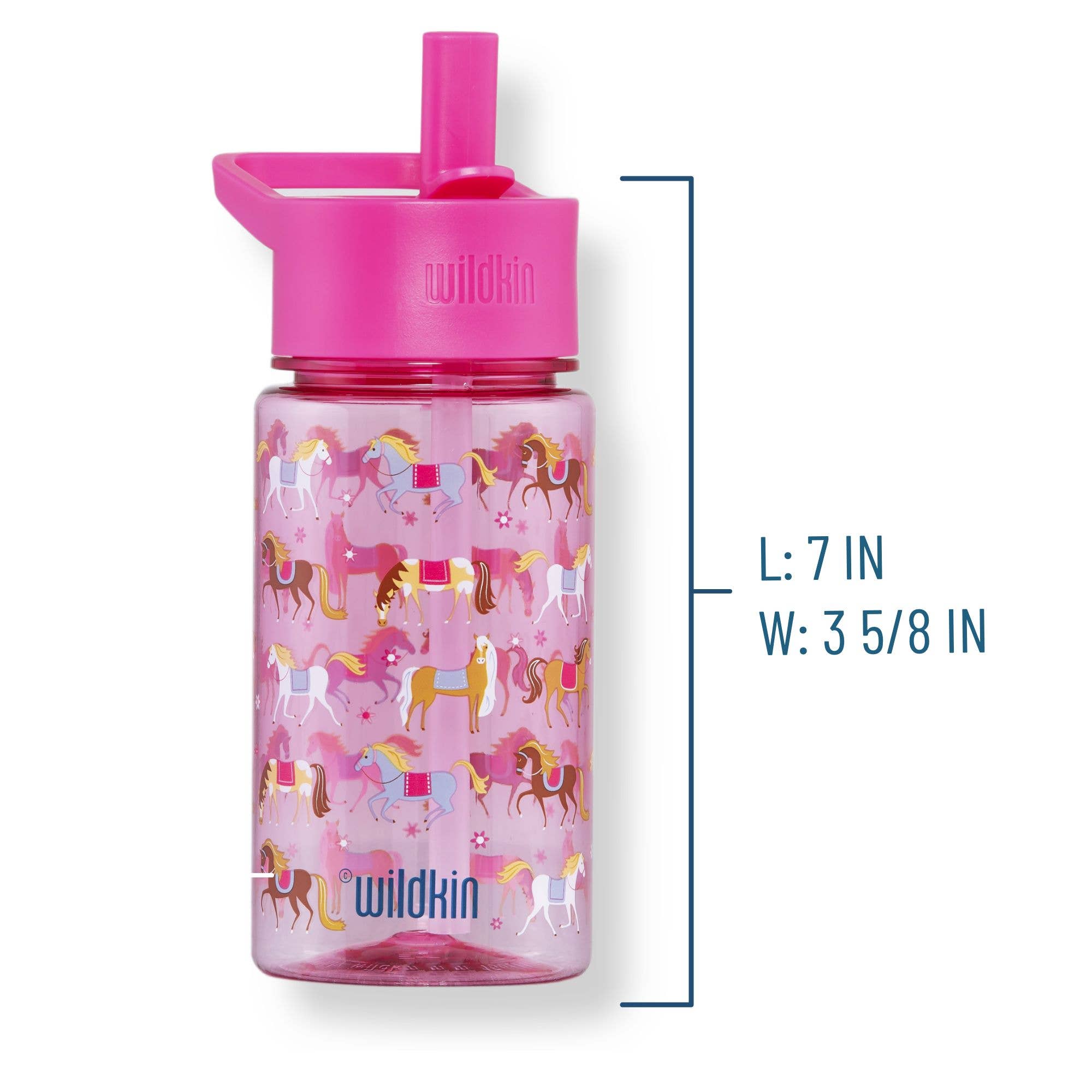 Wildkin - Horses 16 oz Tritan Water Bottle