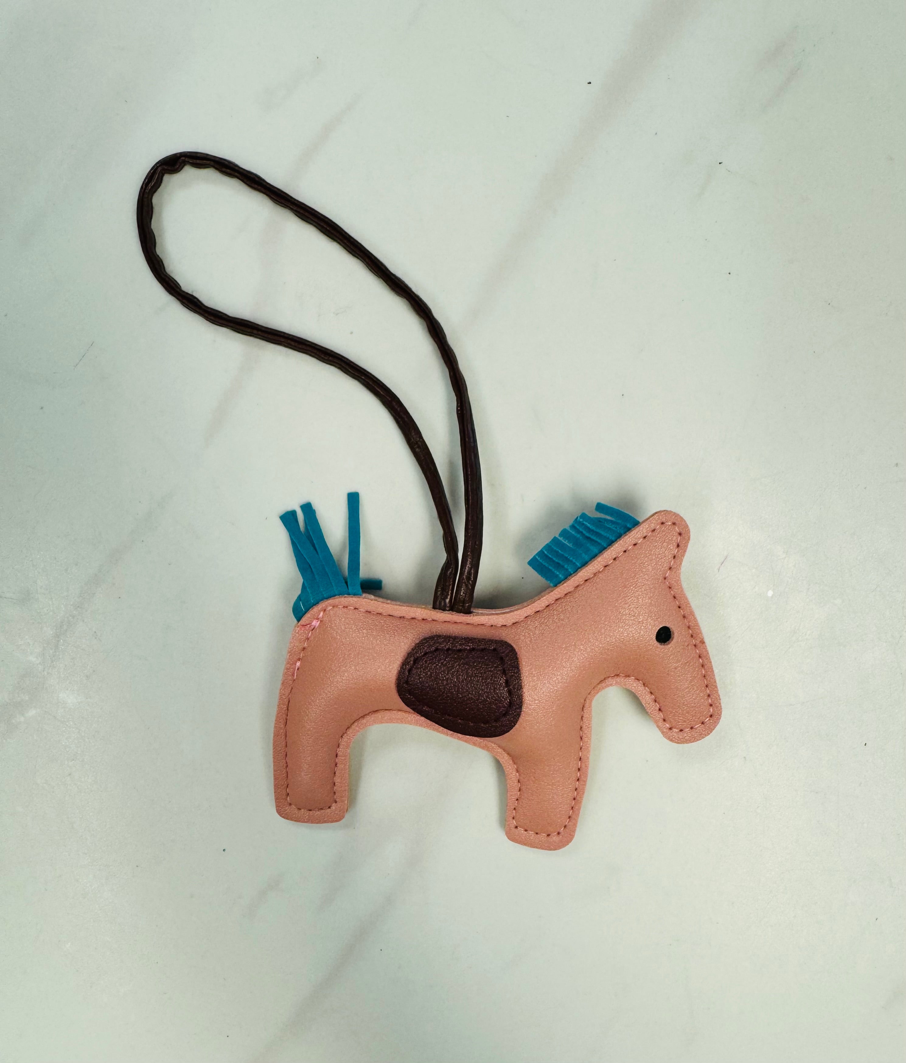 Horse Bag Charm - PU Leather