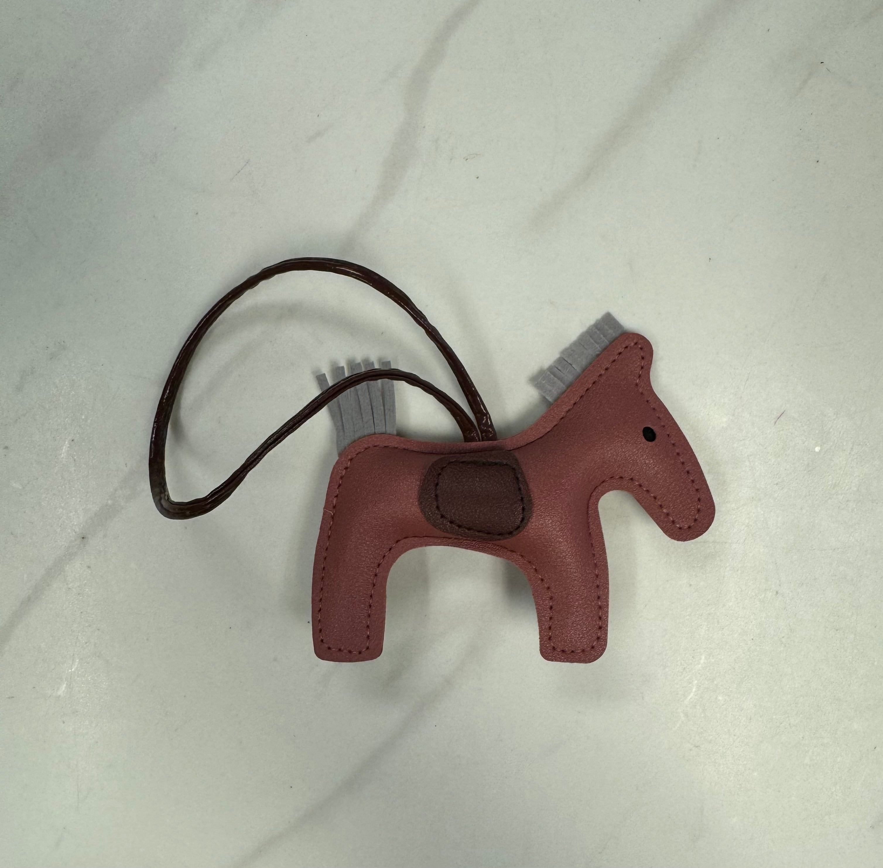 Horse Bag Charm - PU Leather