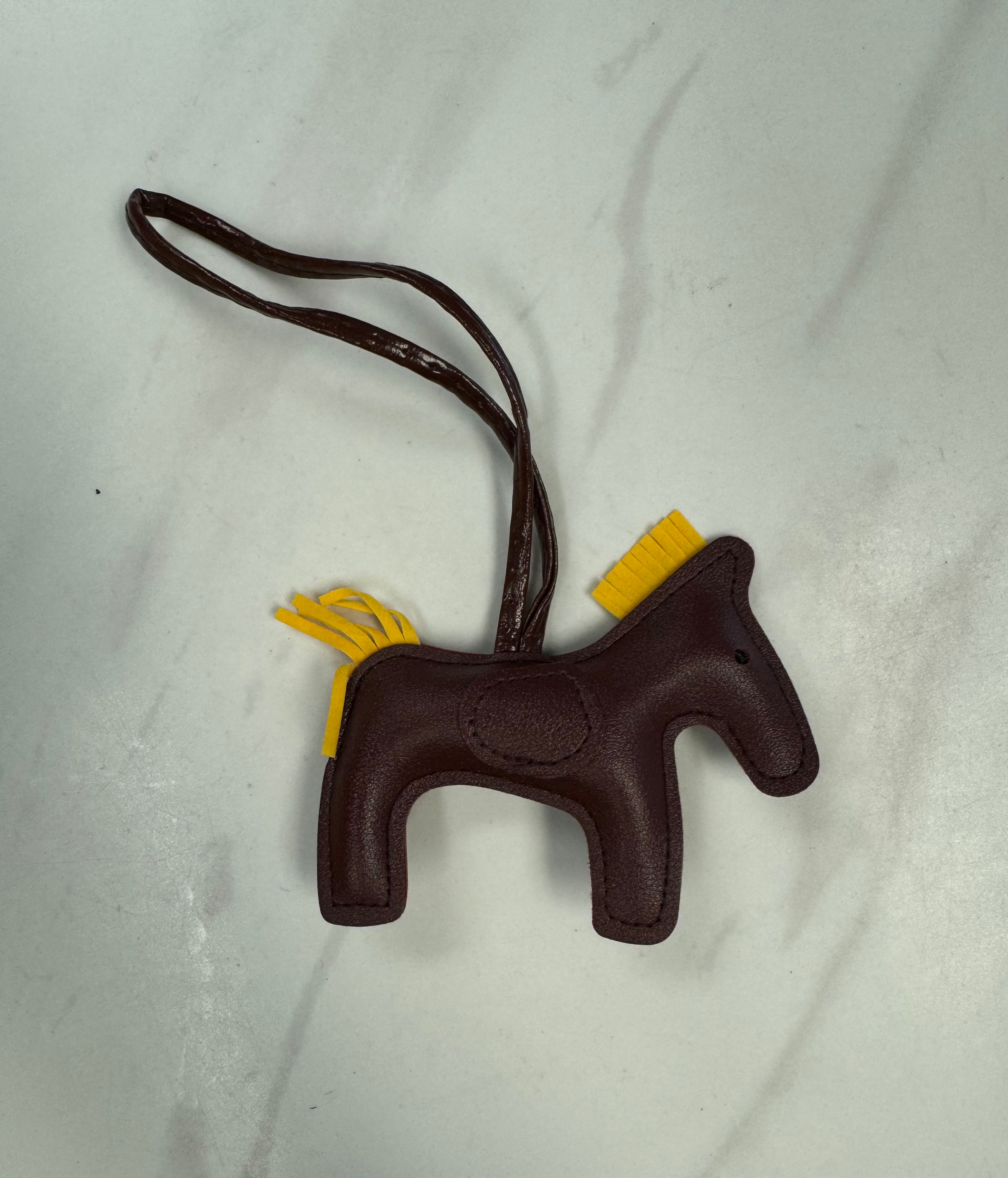 Horse Bag Charm - PU Leather