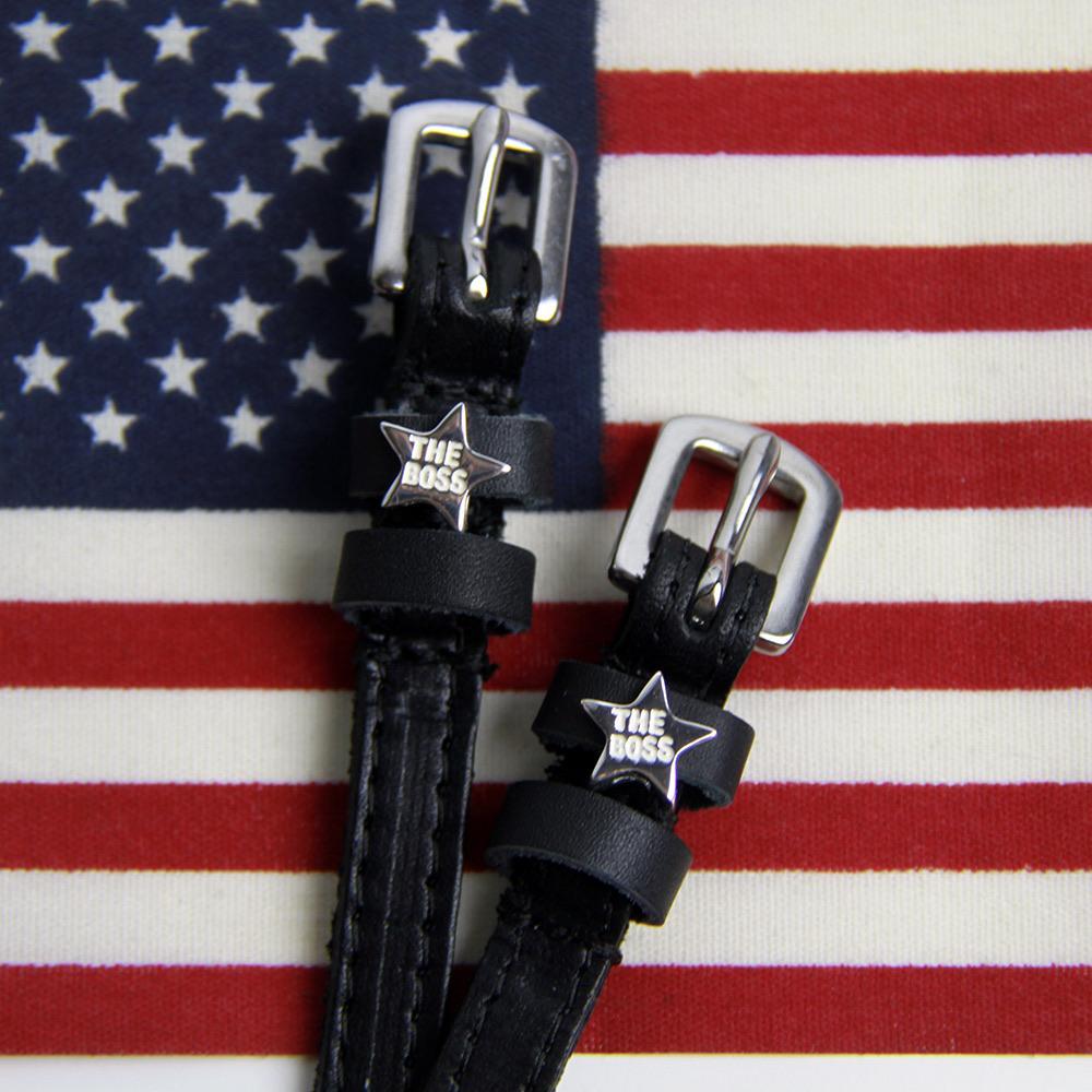 Dreamers & Schemers The Boss Star Silver Spur Straps